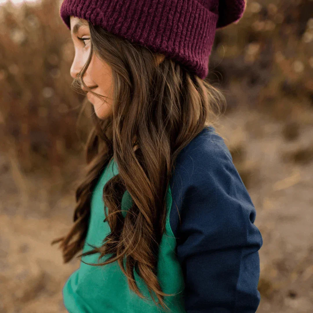 Stevie Raglan Sweatshirt Colorblock