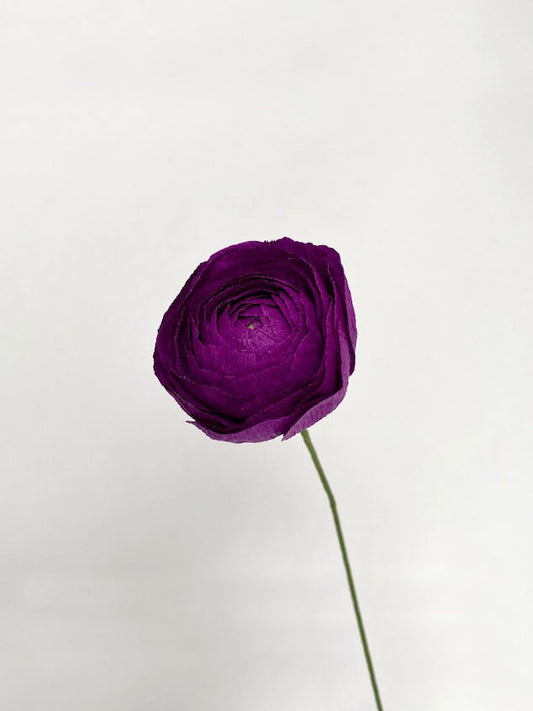 Ranunculus Single Stem | Paper Flower Decor