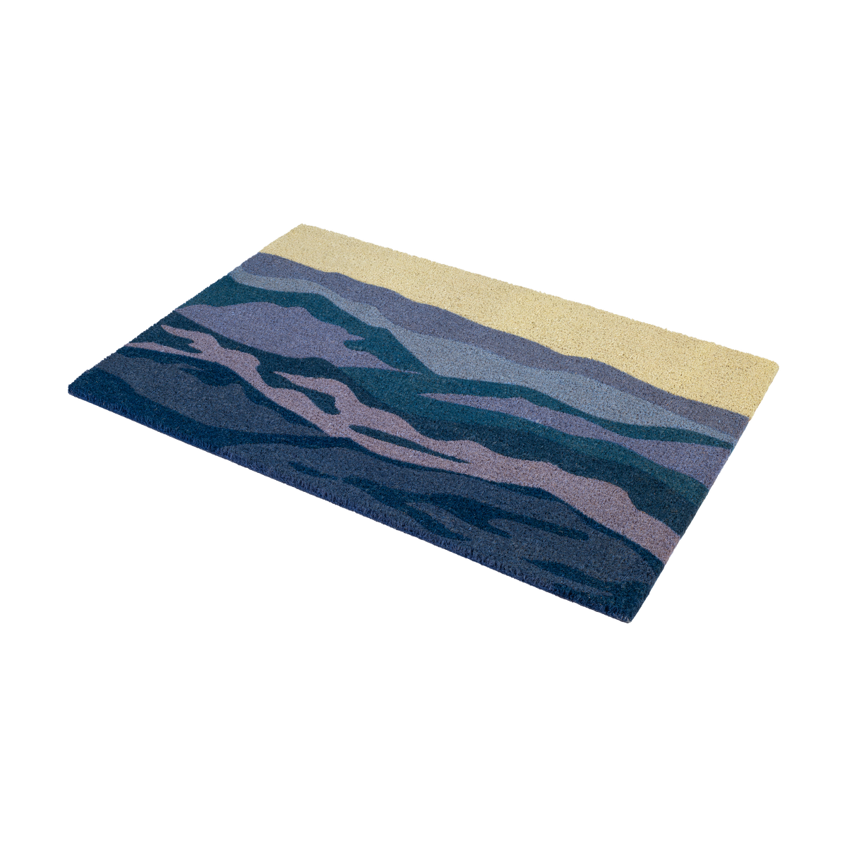 Shades of Sea - Blue Coir Doormat
