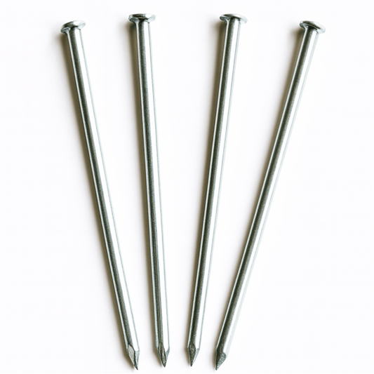 Solar Pillar Ground Anchors - Galvanized Steel - 6-inch