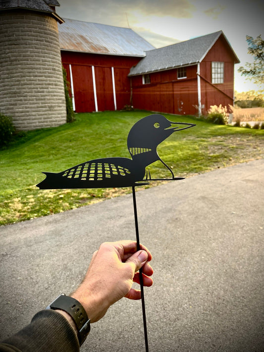 Steel Loon Yard Stake