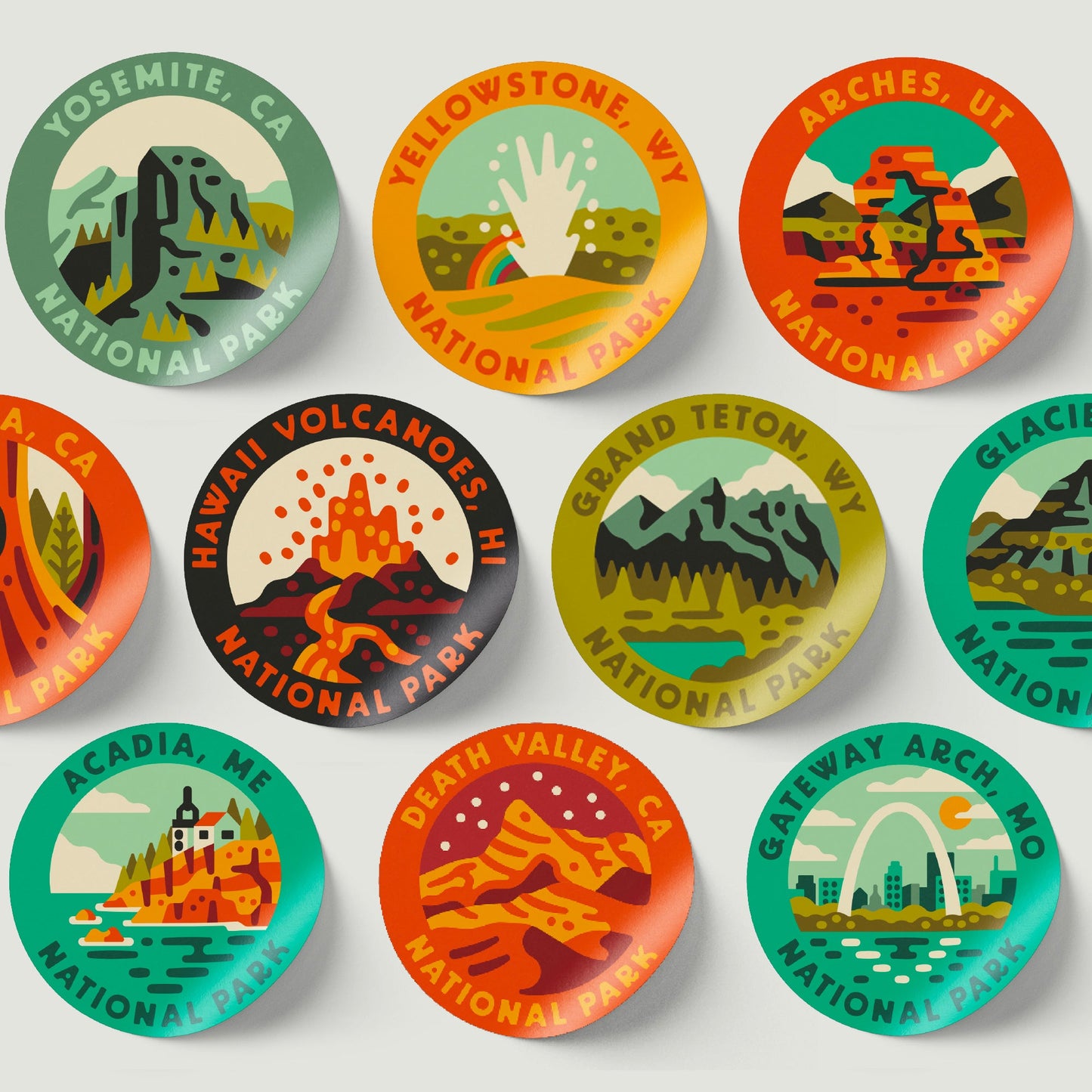 National Park Sticker Pack