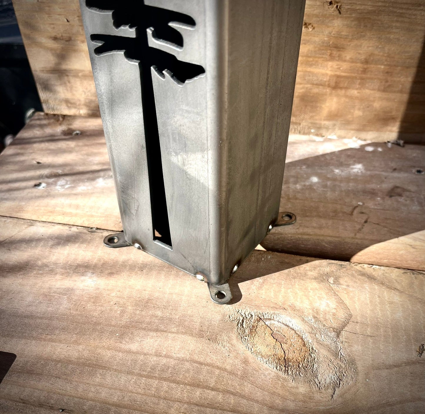 Sunflowers Under the Stars Luminary Pillar w/ Solar Cap | 12-inch, 14-inch, 16-inch