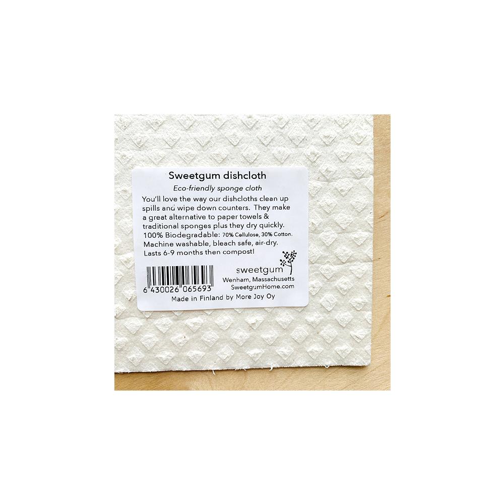 Thankful Swedish Dishcloth | Orange and Burgundy