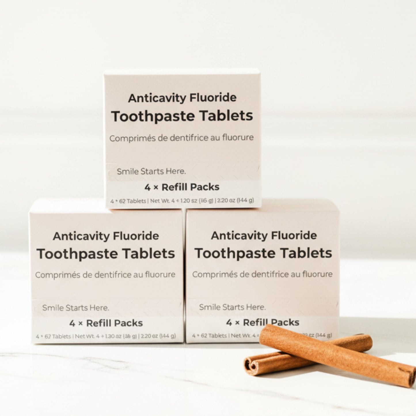 Fluoride Cinnamon Toothpaste Tablets — 4 Months