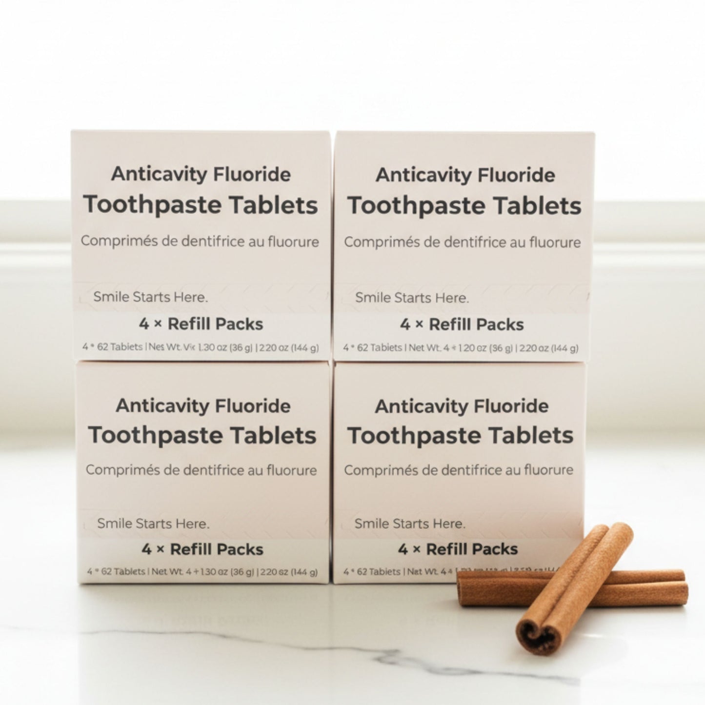 Fluoride Cinnamon Toothpaste Tablets — 4 Months