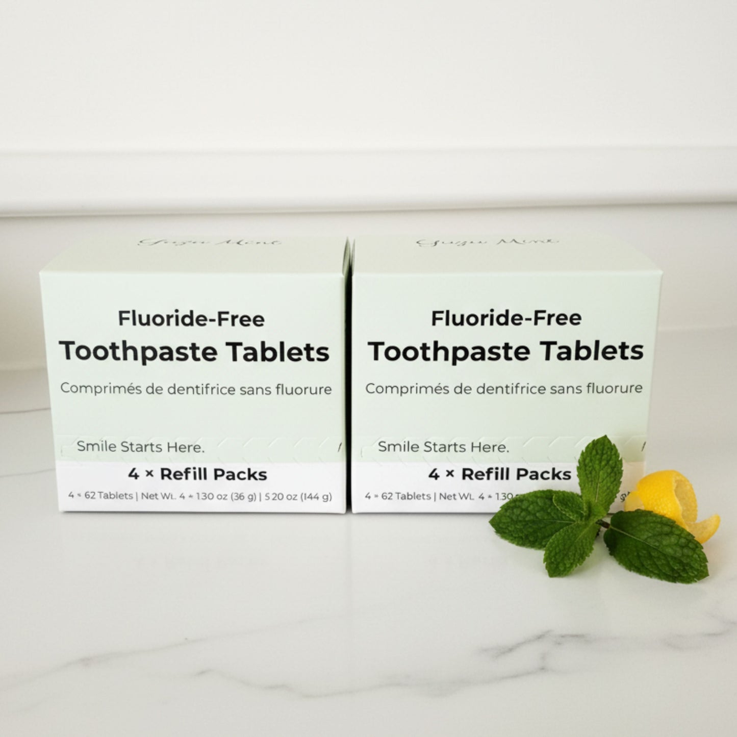 Fluoride-Free Yuzu Mint Toothpaste Tablets — 4 Months