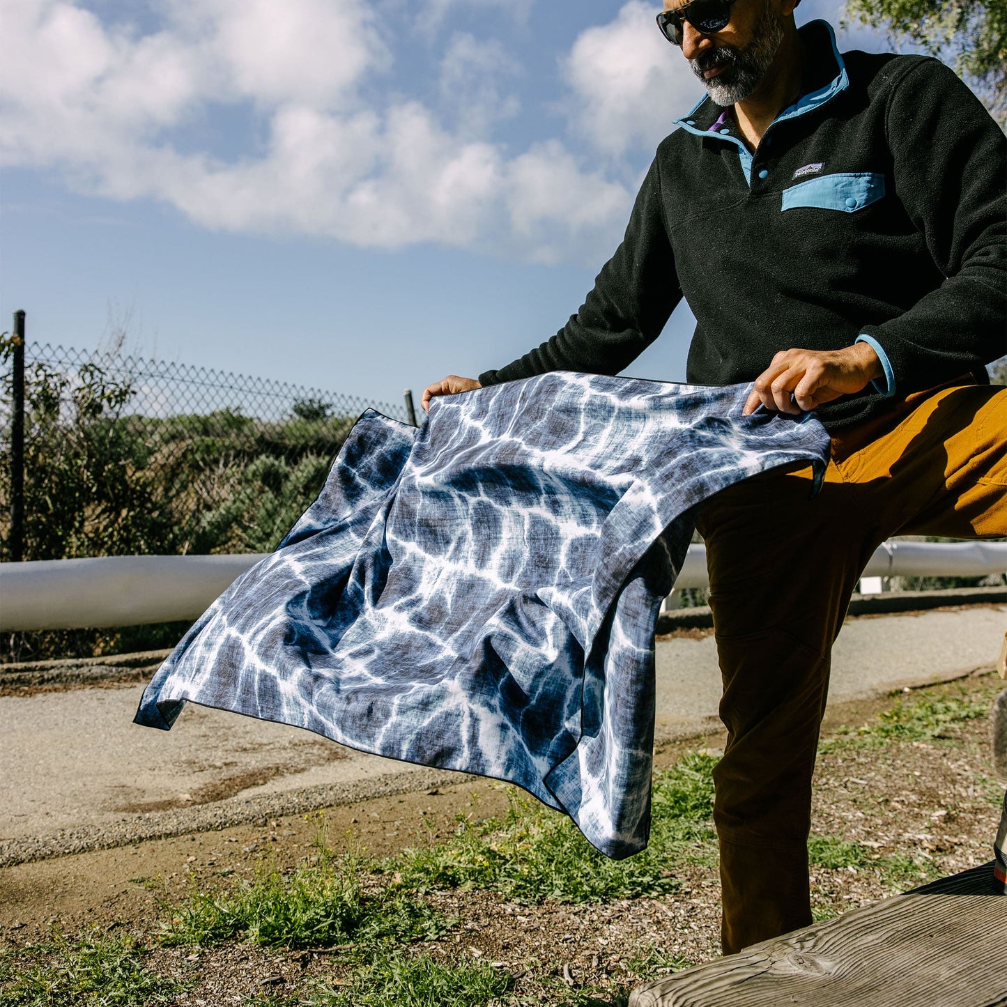 Ultralight Towel: Agua Blue