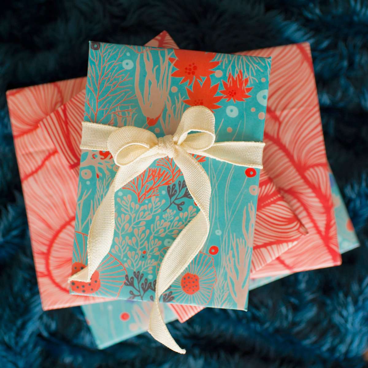 Double-Sided Eco Wrapping Paper | Recycled & Compostable Gift Wrap Made in USA