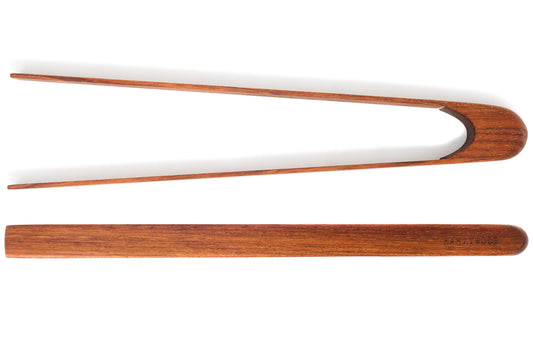 wooden tongs