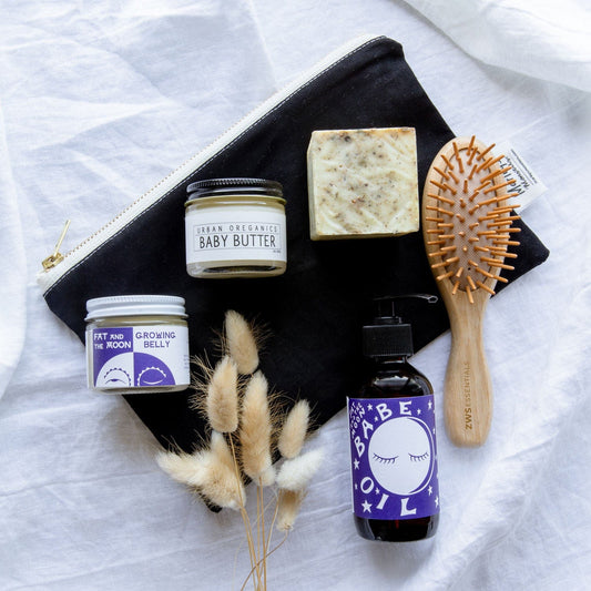 Mini Bamboo Hair Brush - Zero Waste Hair Brush