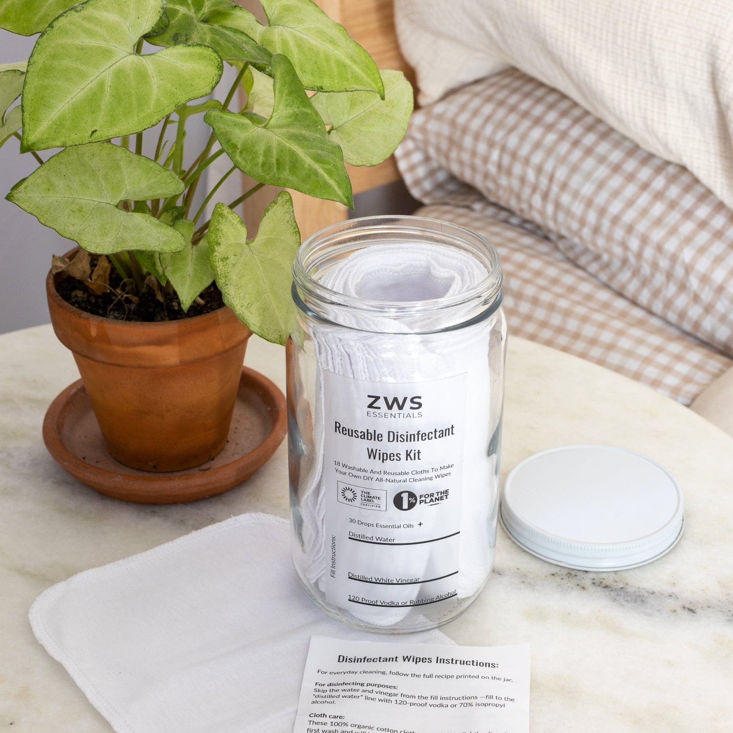 Reusable Disinfectant Wipes - DIY Kit – Bluedot Living Collection